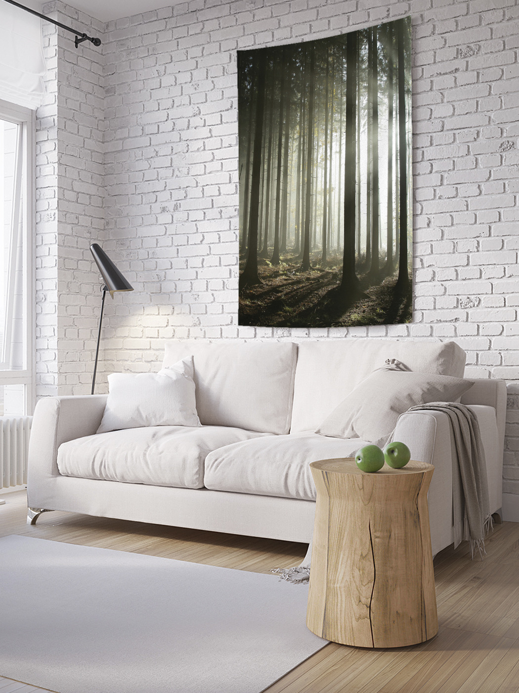 

Вертикальное фотопанно на стену JoyArty Вечер в лесу 150x200 см, Вечер в лесу