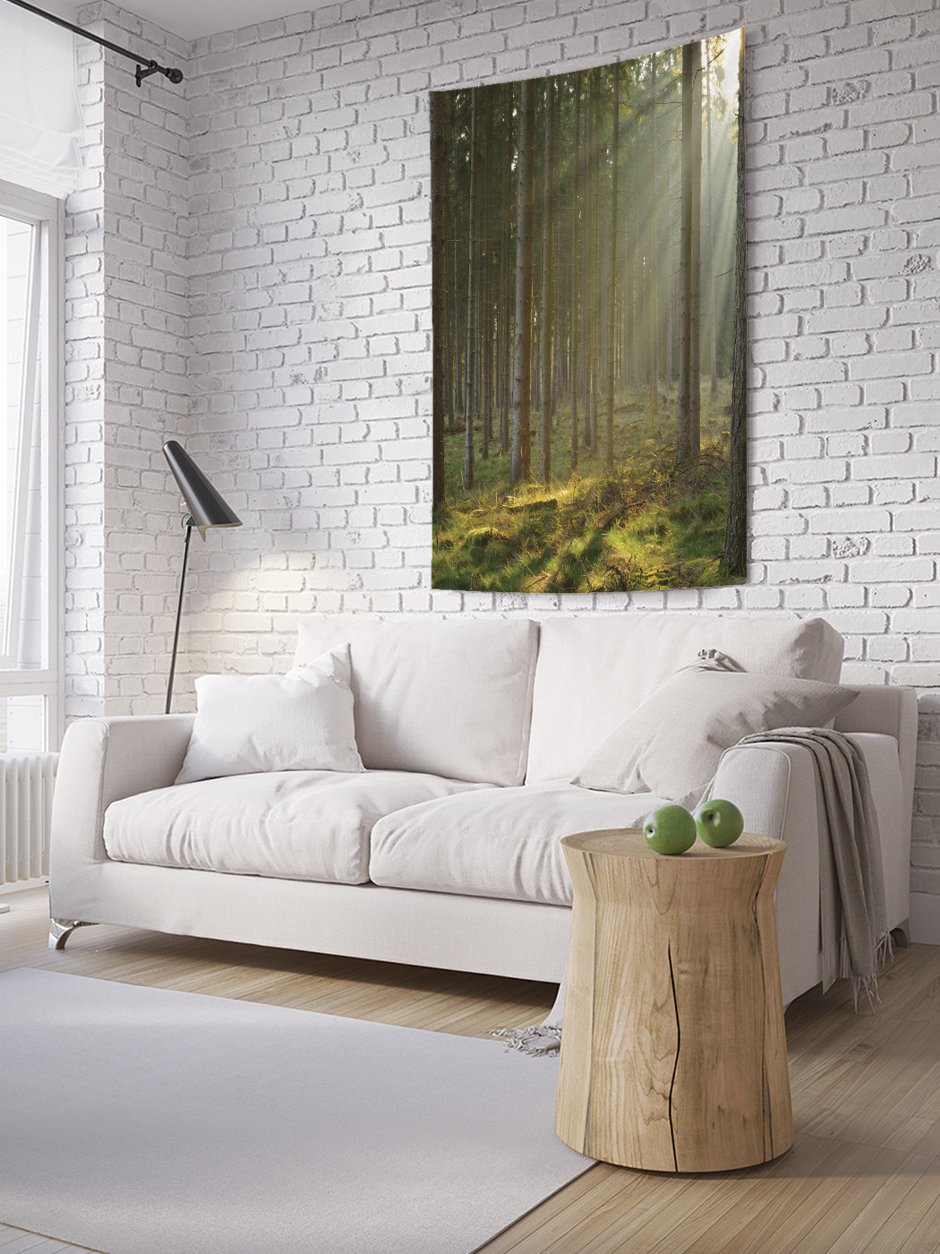 

Вертикальное фотопанно на стену JoyArty Лесной искатель 150x200 см, Лесной искатель