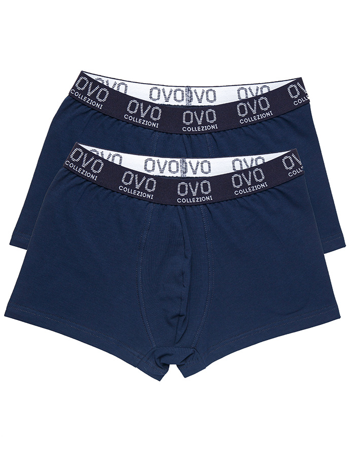 Комплект трусов мужских OVO Collezioni OVO_2 синих 50 RU, 2 шт.
