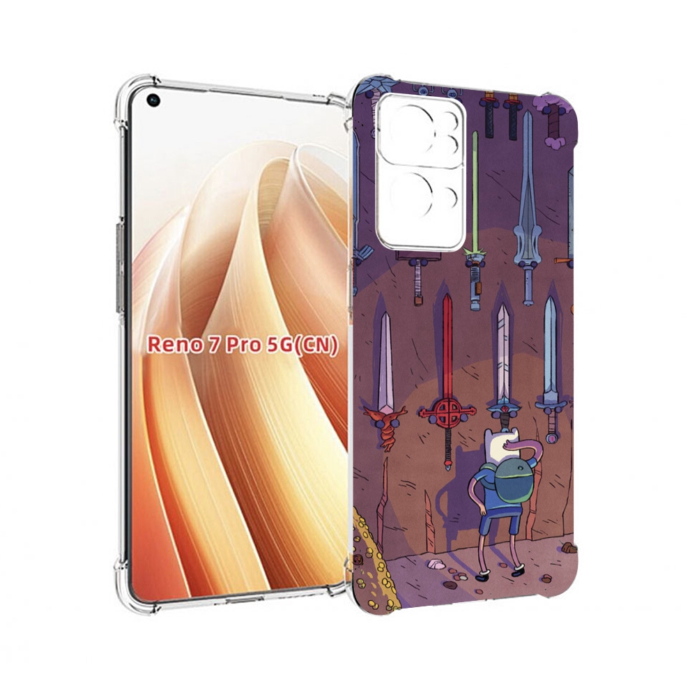 

Чехол MyPads фин ищет меч для OPPO Reno7 Pro 5G, Прозрачный, Tocco