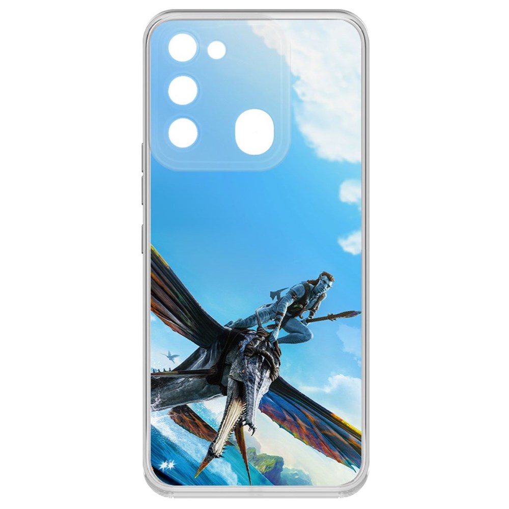 

Чехол-накладка кейс Аватар - Джейк на скимвинге для TECNO Spark 8C