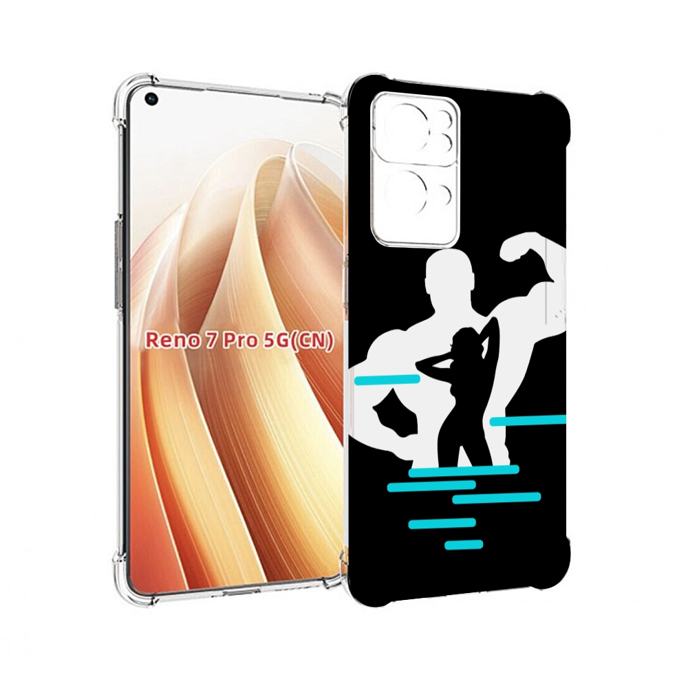 

Чехол MyPads фитнес-тренировка для OPPO Reno7 Pro 5G, Прозрачный, Tocco
