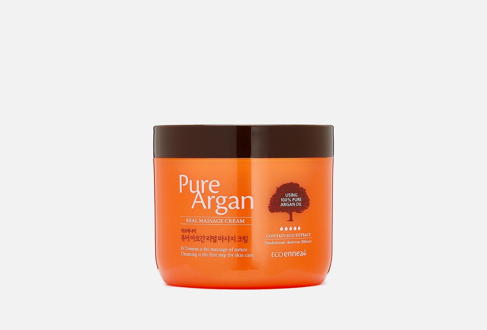 Крем для лица WELCOS с маслом арганы Pure Argan Real Massage Cream 300 мл