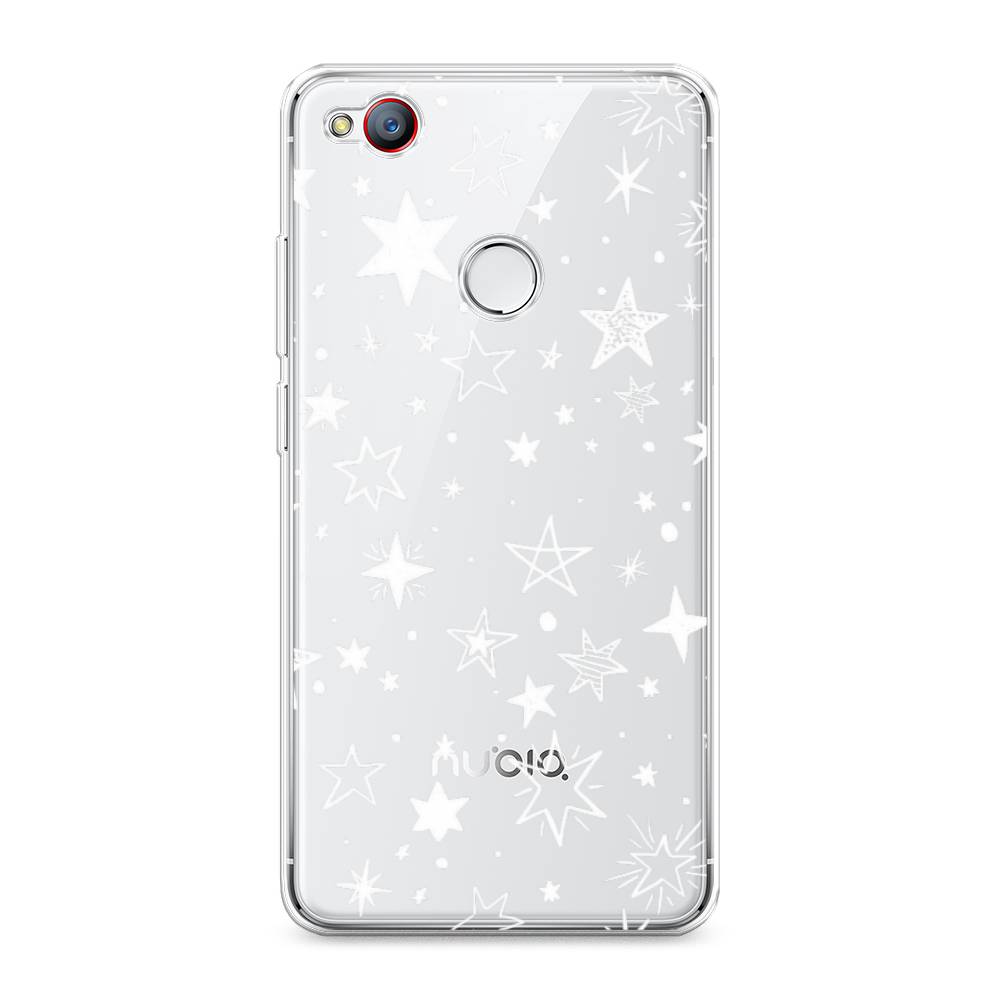 

Чехол Awog на ZTE Nubia Z11 / ЗТЕ Нубиа Z11 "Звездочки графика белая", 131750-7