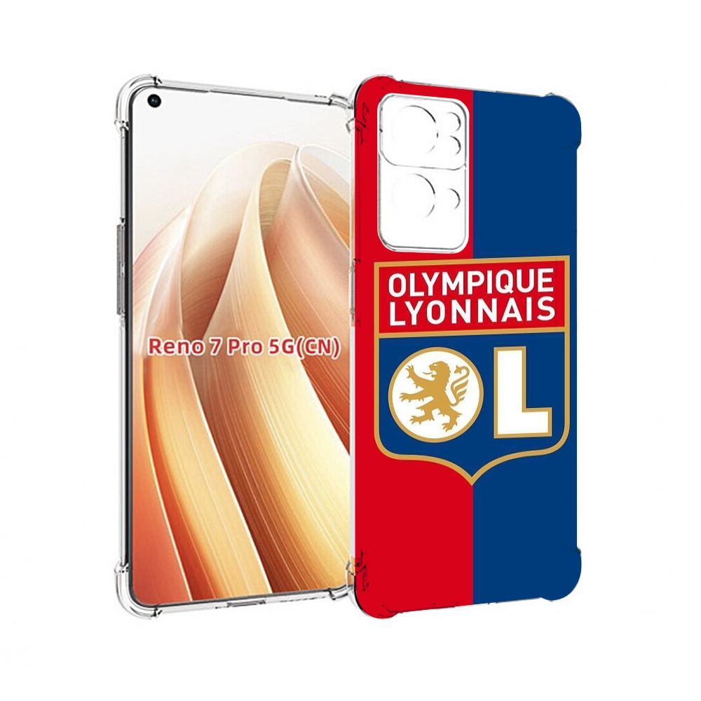

Чехол MyPads фк лион эмблема для OPPO Reno7 Pro 5G, Прозрачный, Tocco