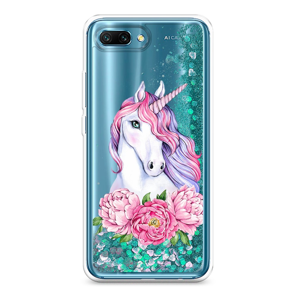 

Чехол Awog "Единорог с пионами" на Honor 10, 65395-1