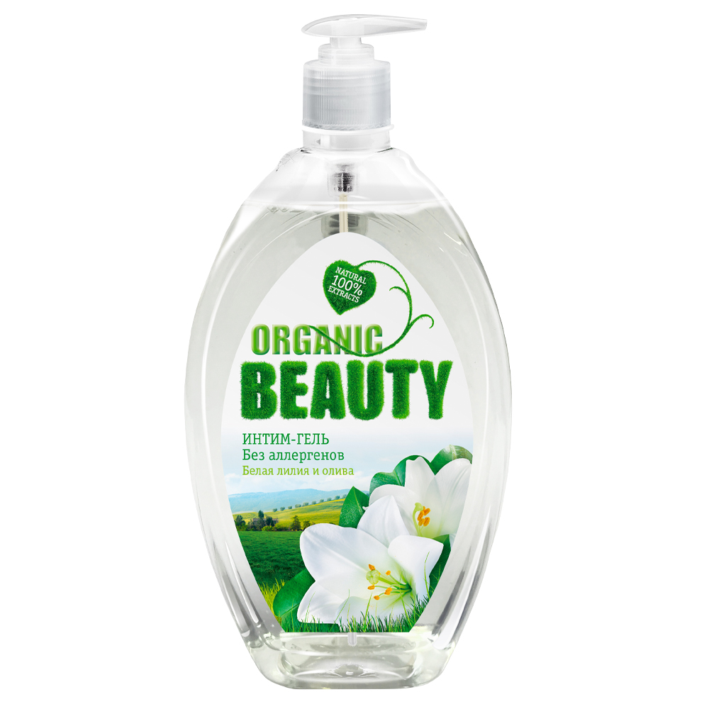 Интим-гель Organic Beauty белая лилия и олива, 500 мл интим не предлагать