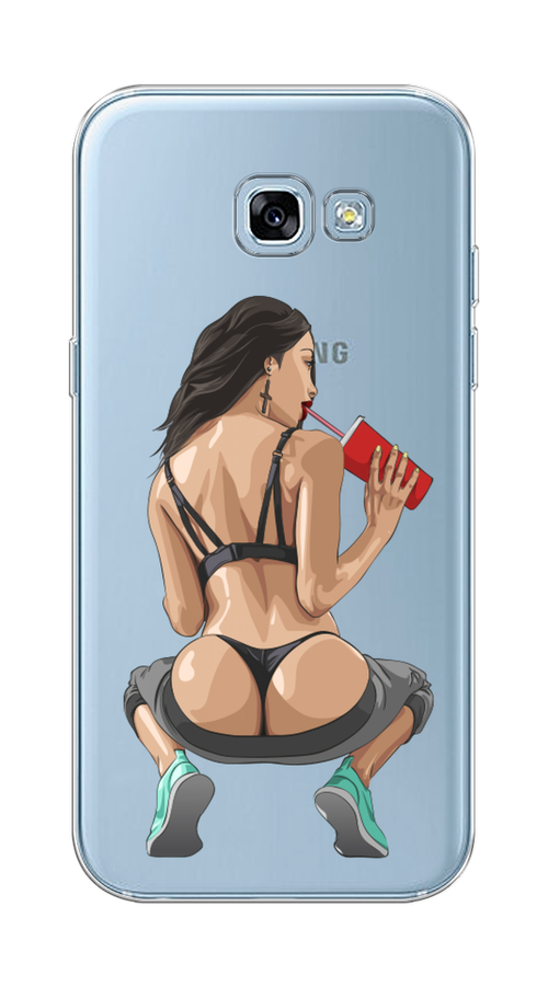 

Чехол на Samsung Galaxy A5 2017 "Сочные булочки", Бежевый;красный;черный, 20650-6