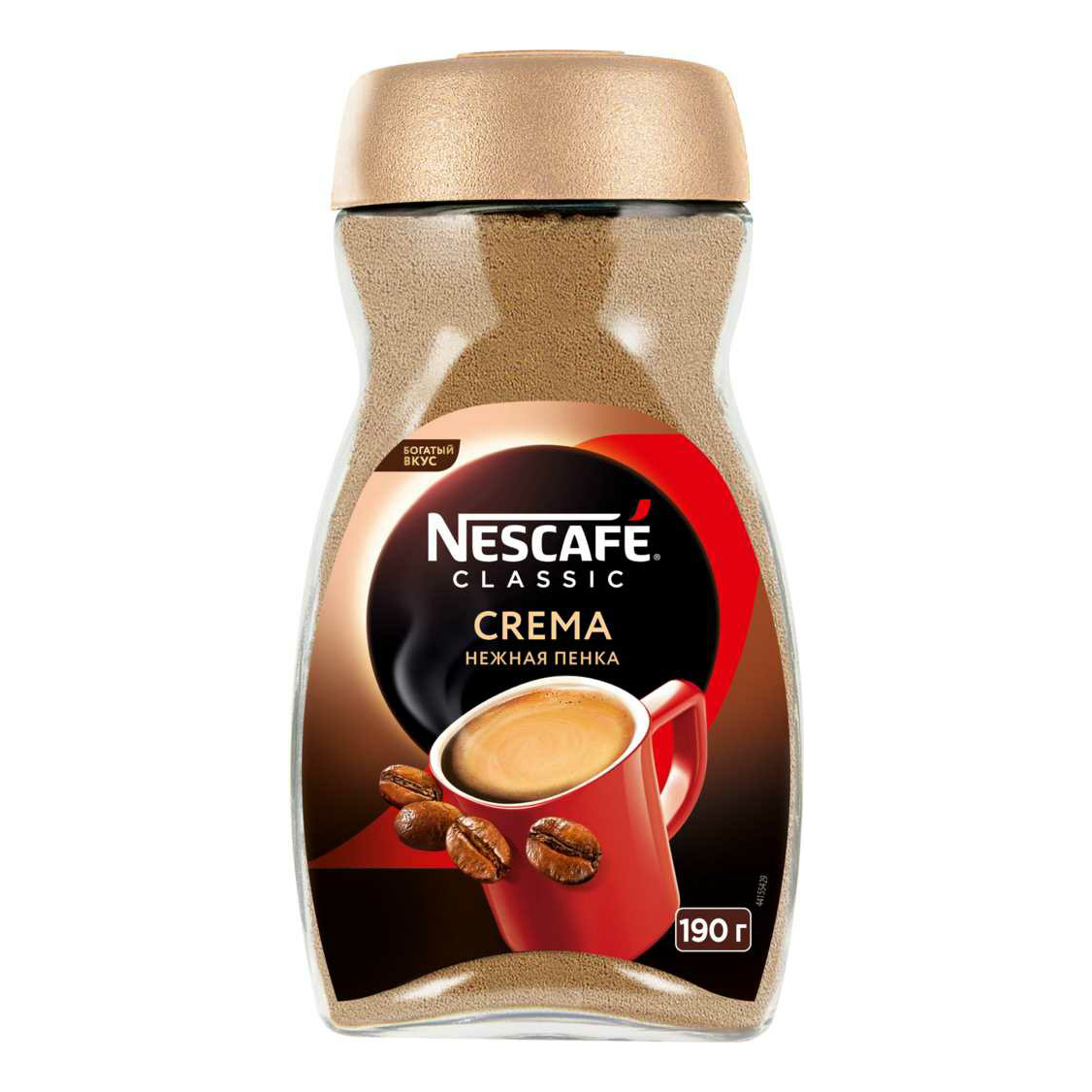 

Кофе Nescafe Classic Crema растворимый 190 г