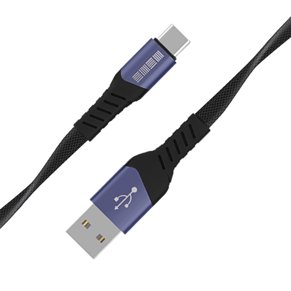 фото Кабель interstep typec/usba usb2.0 0,6м blue (is-dc-ftcusb2db-060b210)