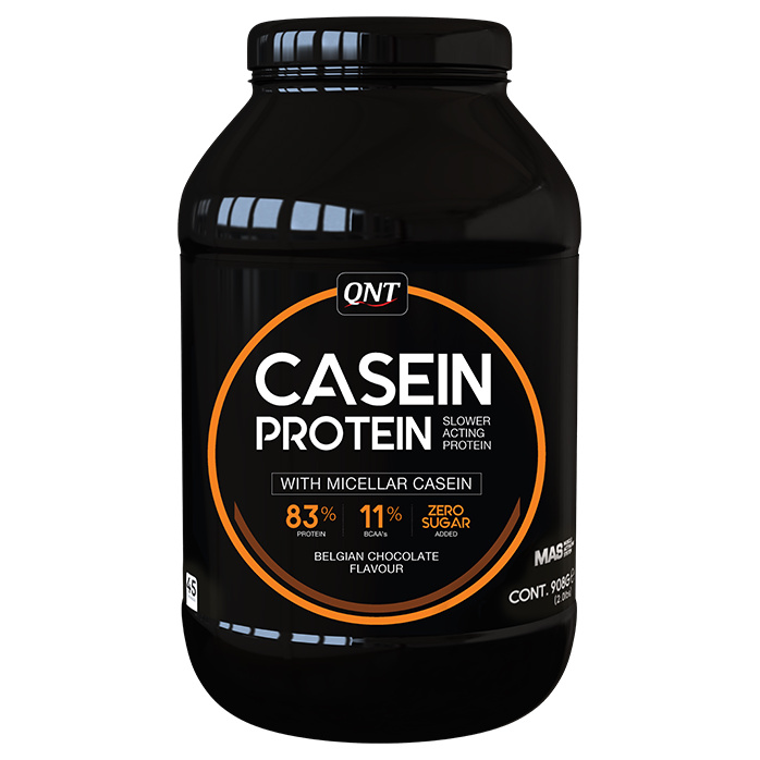 Протеин QNT Casein Protein, 908 г, belgian chocolate