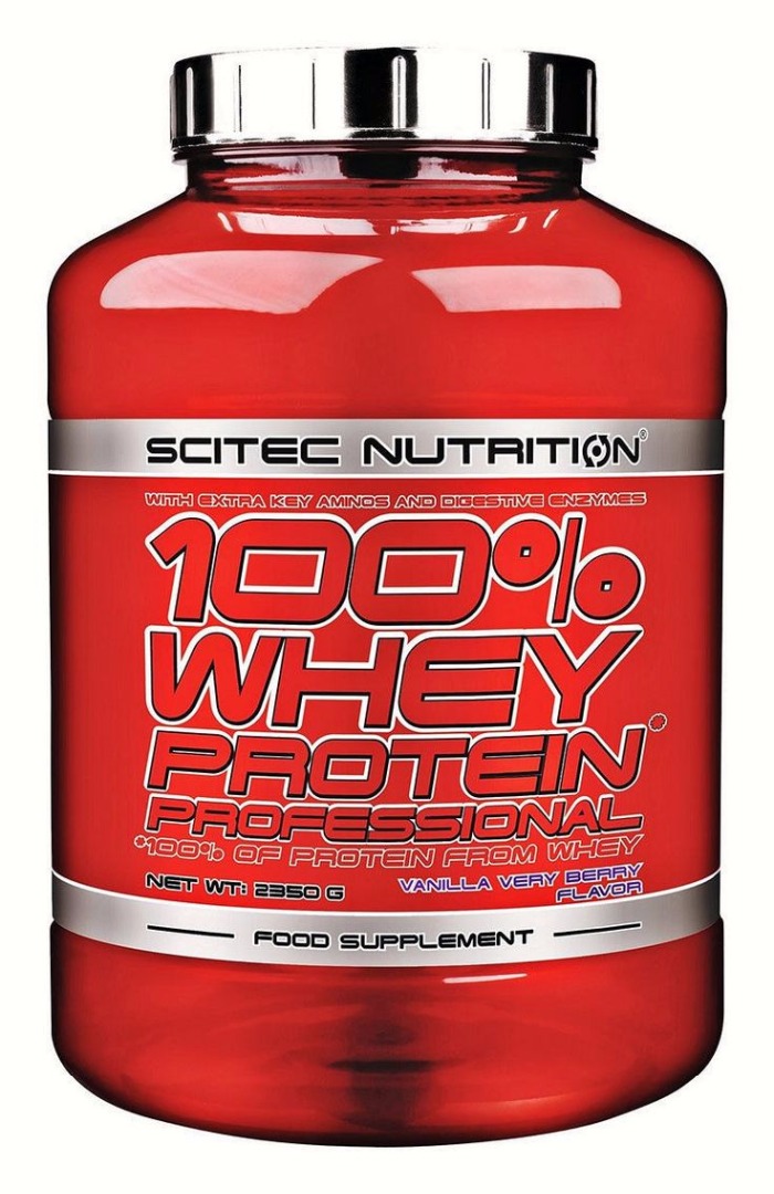 фото Протеин scitec nutrition 100% whey protein professional, 2350 г, vanilla