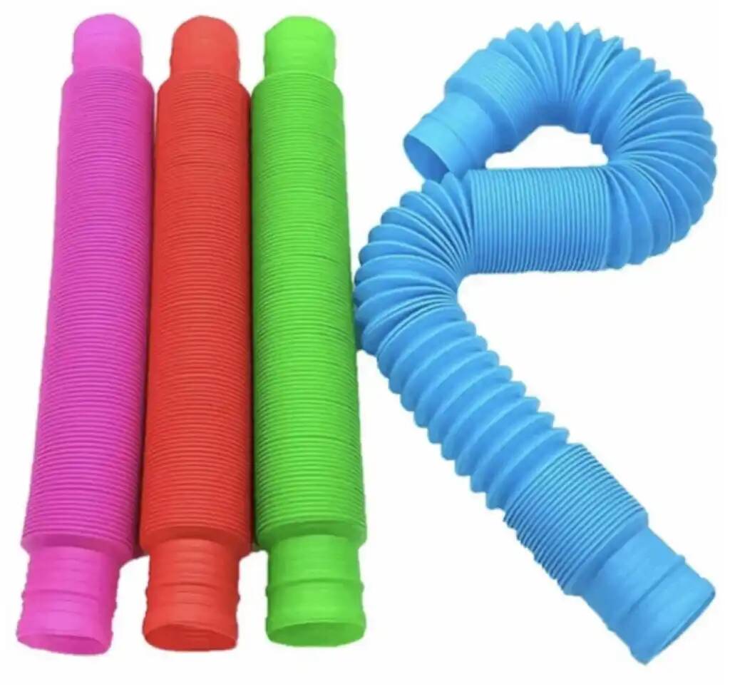 

Игрушки-антистресс Трубочки Pop Tubes 13 см 4 шт, в ассортименте, Разноцветный