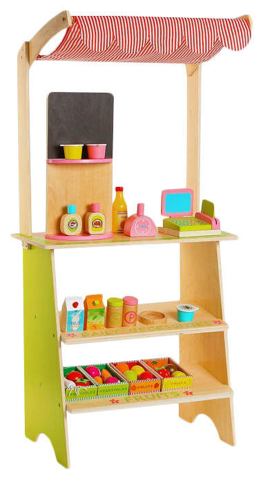фото Игровой набор "играем в магазин", деревянные продукты в наборе msn15033 sima-land