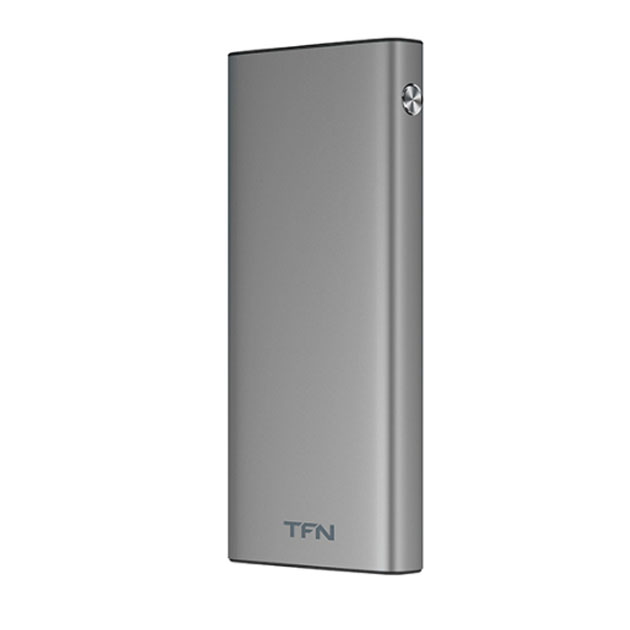 фото Внешний аккумулятор tfn steel lcd 10000mah (tfn-pb-213-gr)