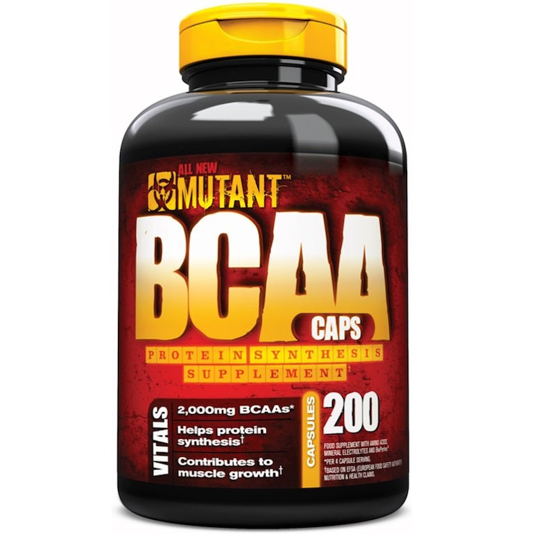 фото Mutant bcaa 200 капсул без вкуса