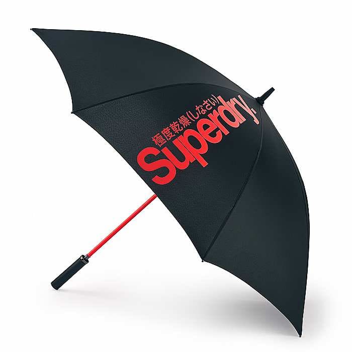 фото Зонт гольфер мужской механический fulton s889-01withorange черный