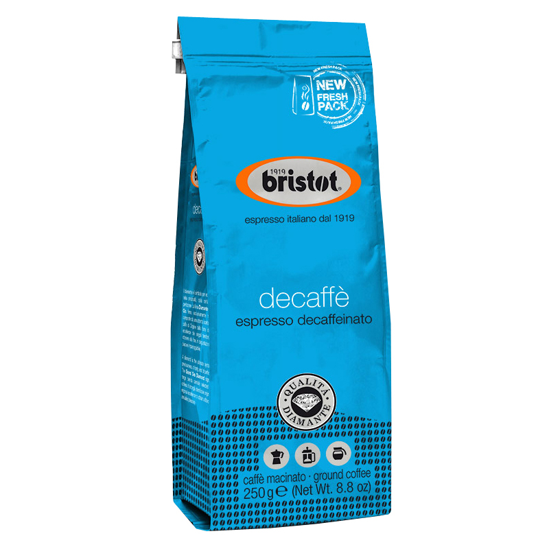 

Кофе Bristot Decaffeinato молотый 250 г