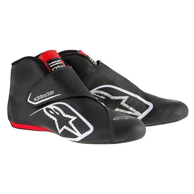 фото Ботинки для автоспорта supermono, fia, чёрный/красный, 44 (11) alpinestars 2716015_13_11