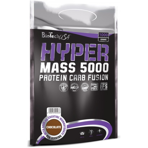 фото Гейнер biotech hyper mass 5000, 1000 г, vanilla