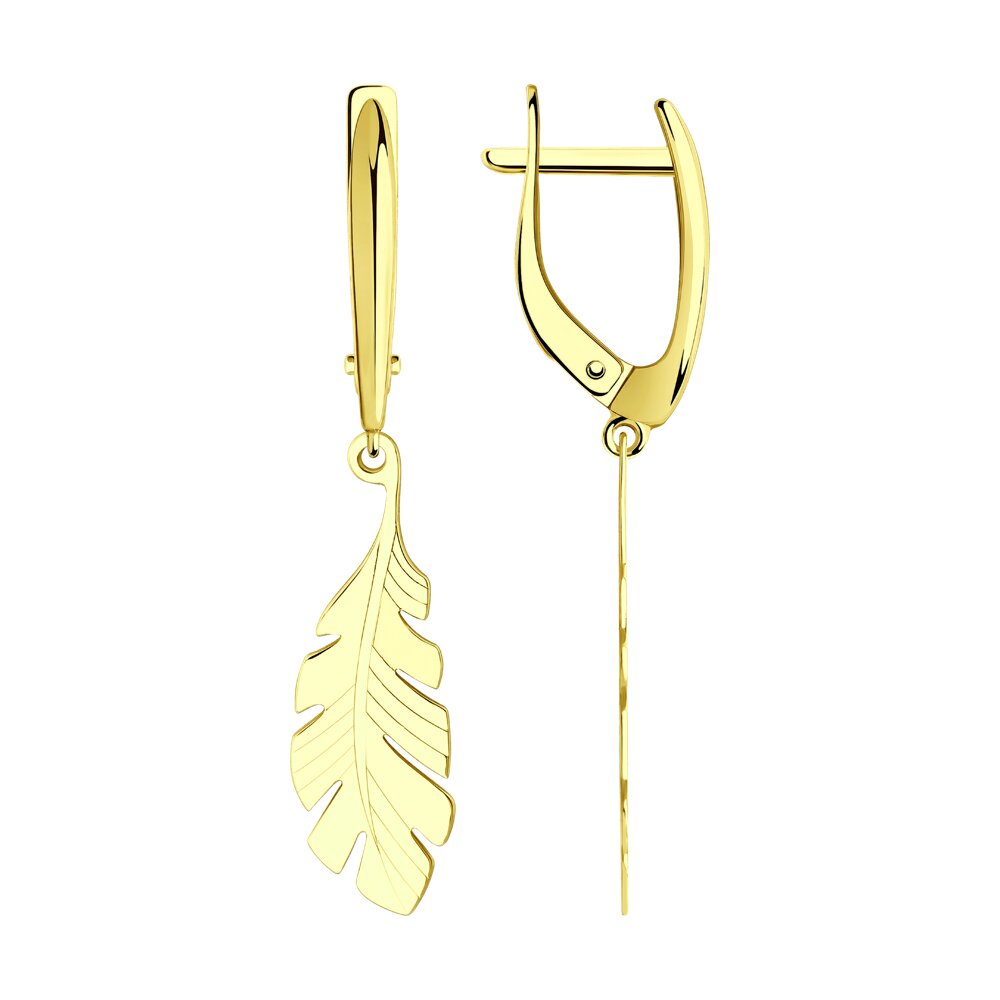 

Серьги из желтого золота SOKOLOV 029238-2, 029238-2