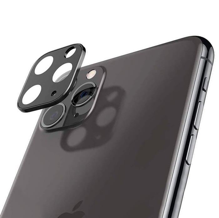 

Защитное стекло для камеры Hoco 3D Metal Frame Flexible A18 для iPhone 11 Pro Max Black, 3D Metal Frame Flexible A18