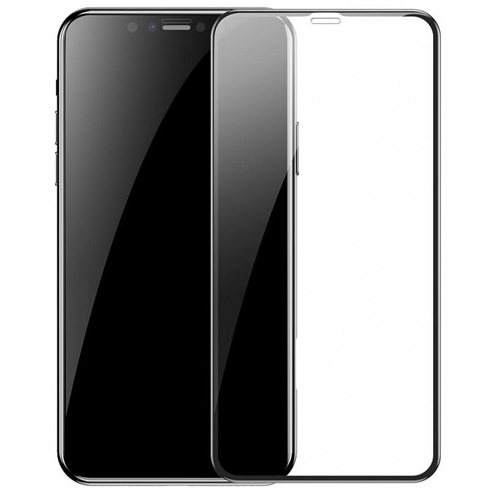 Защитное стекло Baseus All-screen для iPhone 11 Pro Max/XS Max Black