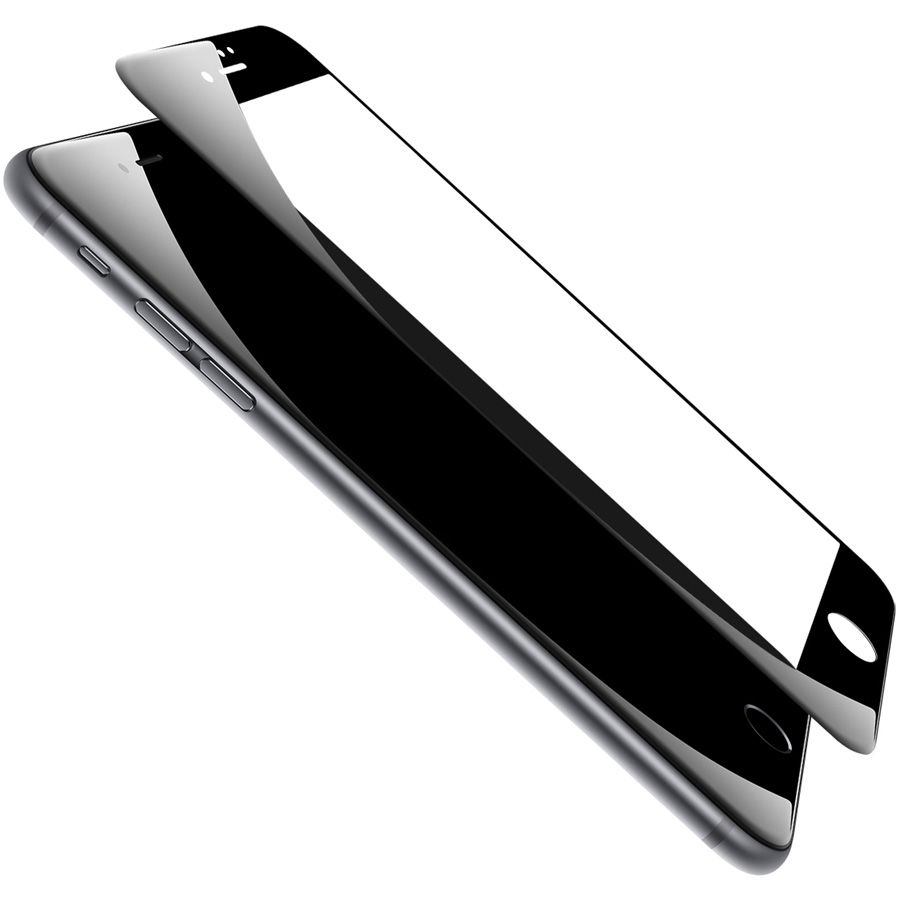 

Защитное стекло Baseus Anti-break Edge для iPhone 7 Plus/8 Plus Black, Anti-break Edge All-screen Arc-surface