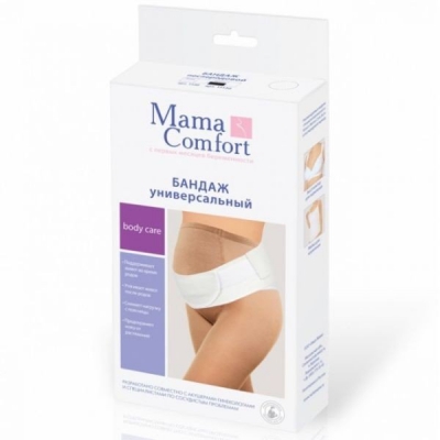 фото Бандаж дородовый и послеродовый mama comfort белый р.2