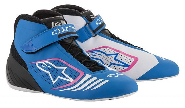 фото Ботинки для картинга tech 1-kx,голубой/чёрный/фиолетовый,42 (9) alpinestars 2712118_7131_9