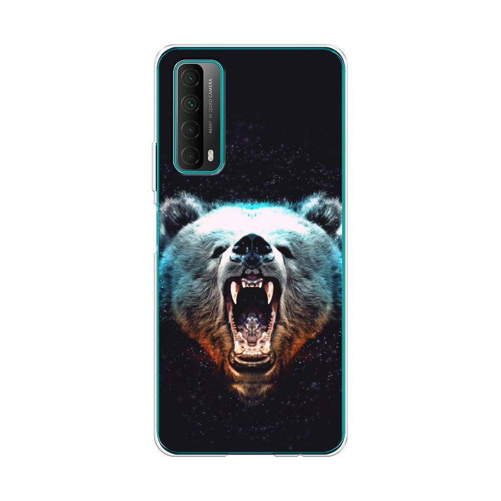

Чехол Awog на Huawei P Smart 2021 "Медведь", Разноцветный, 6104750-2