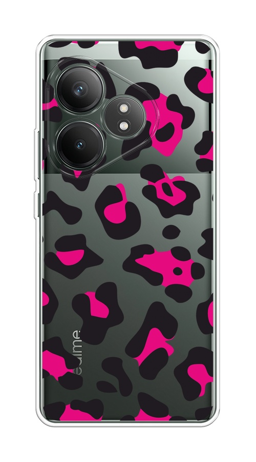 

Чехол на Realme GT Neo 6 SE "Pink cow spots", Черный;розовый, 2516850-1