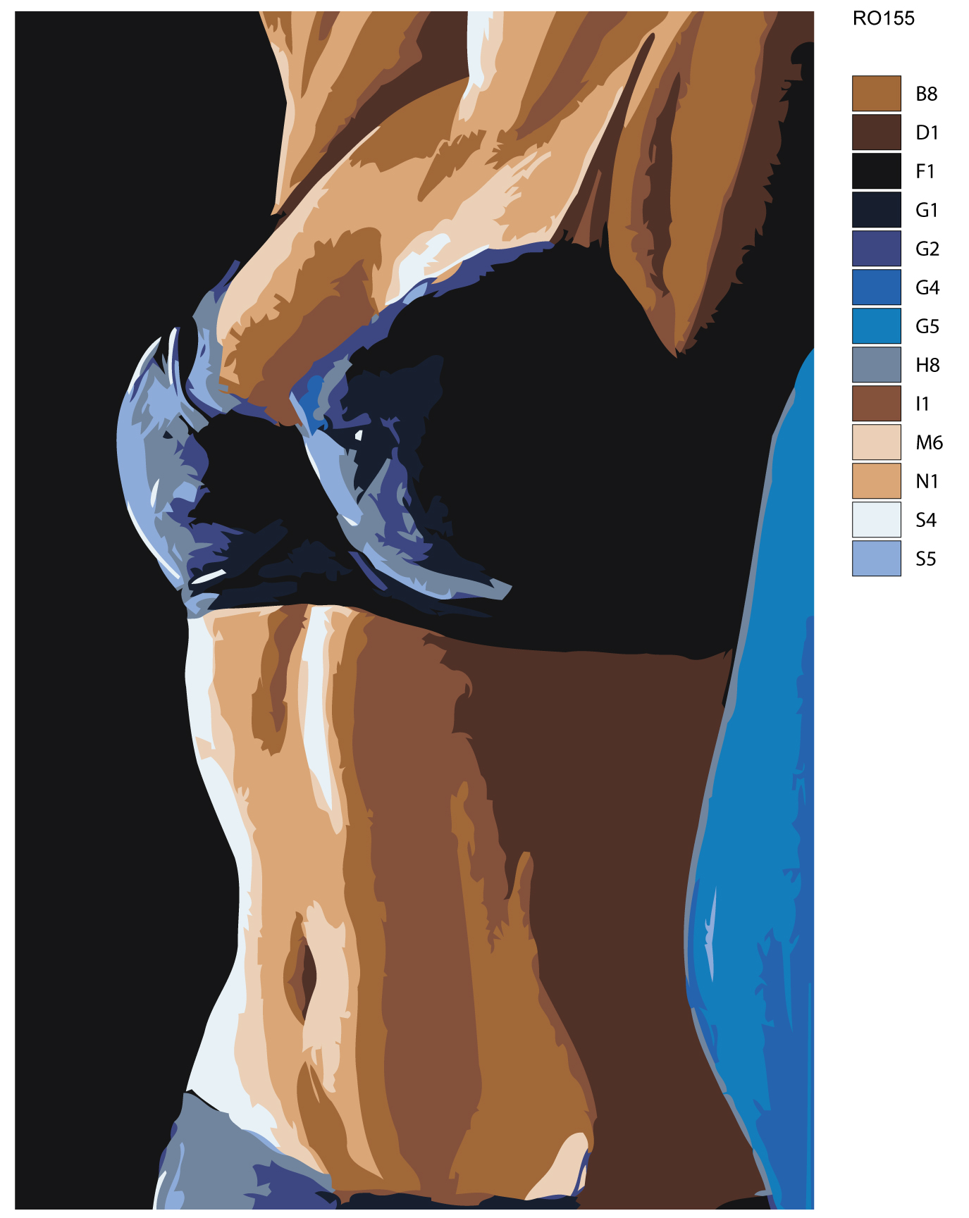 

Картина по номерам, Живопись по номерам, 80 x 120, RO155, RO155