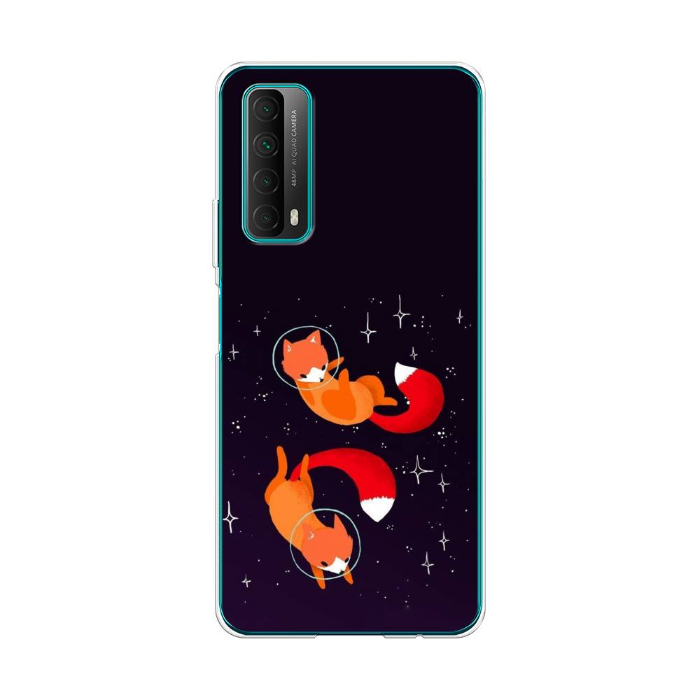 

Чехол Awog на Huawei P Smart 2021 "Лисы космонавты", Разноцветный, 6104750-4