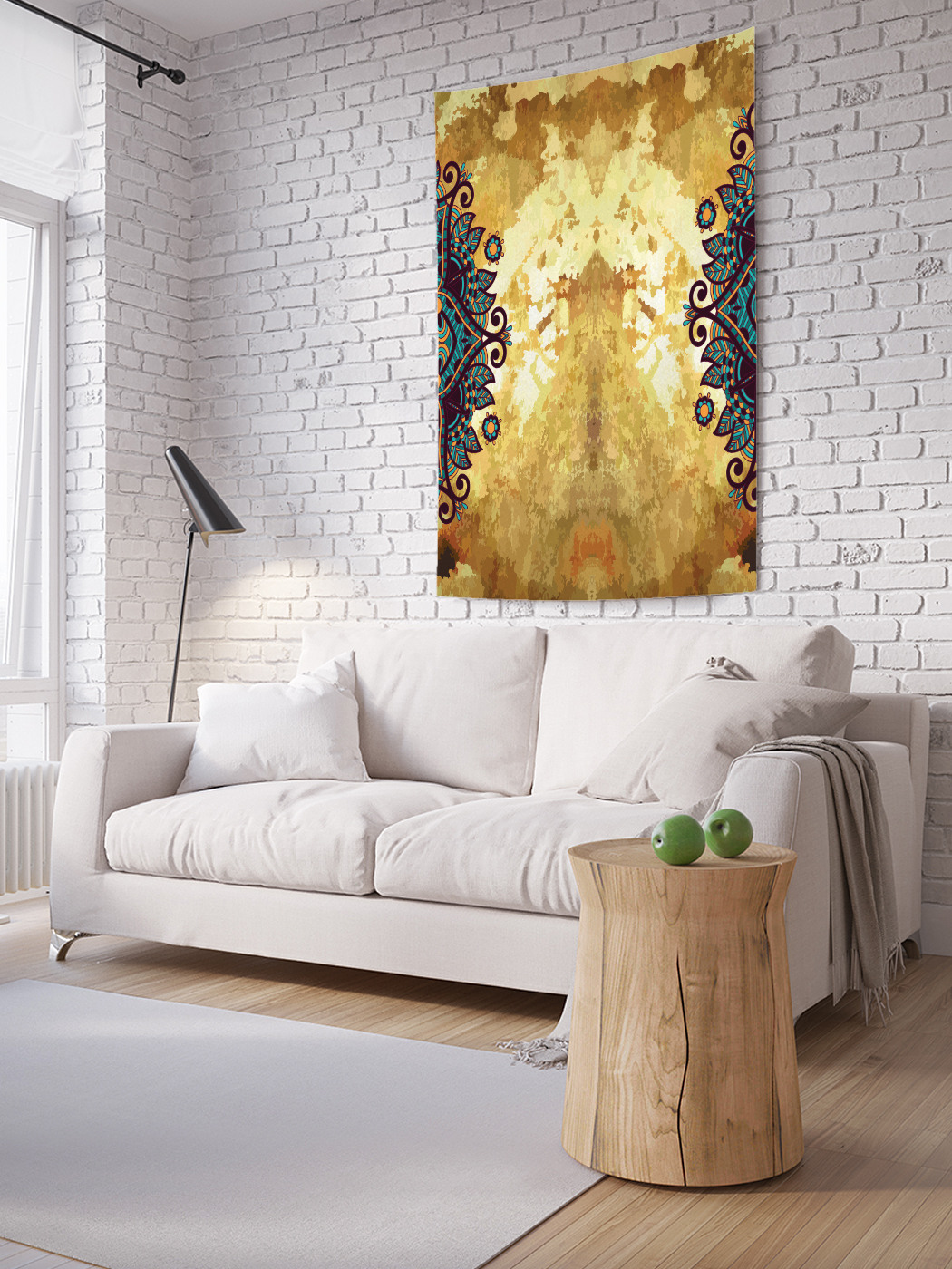 

Вертикальное фотопанно на стену JoyArty Призрачная мандала 100x150 см, Призрачная мандала