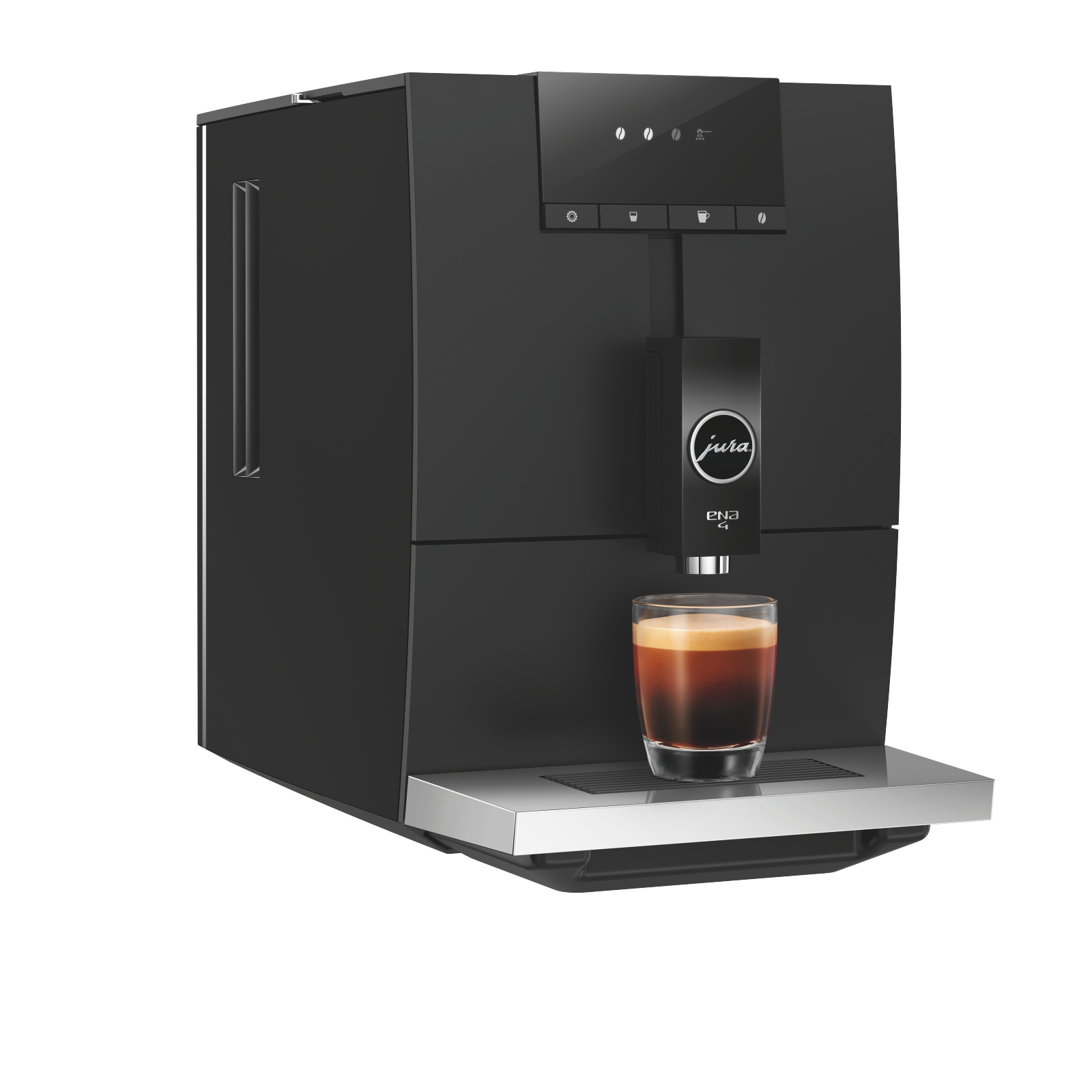 Кофемашина автоматическая JURA ENA 4 Full Metropolitan Black (EB) черная кофемашина автоматическая dr coffee h1 серебристая черная