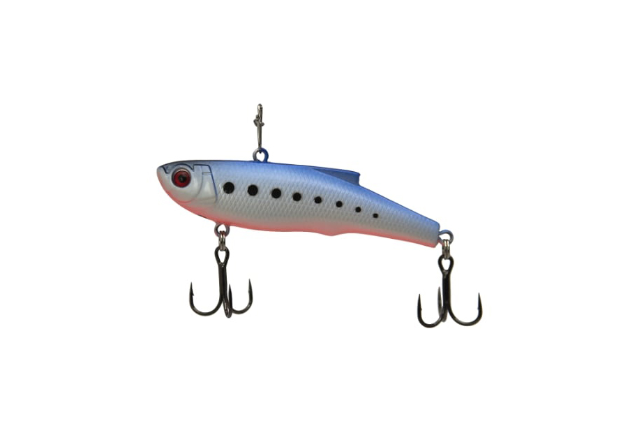 

Виб ECOPRO Diana 70мм 15г 085 Milk Blue Shad, Голубой;белый;красный, EPVDN70/15S-085