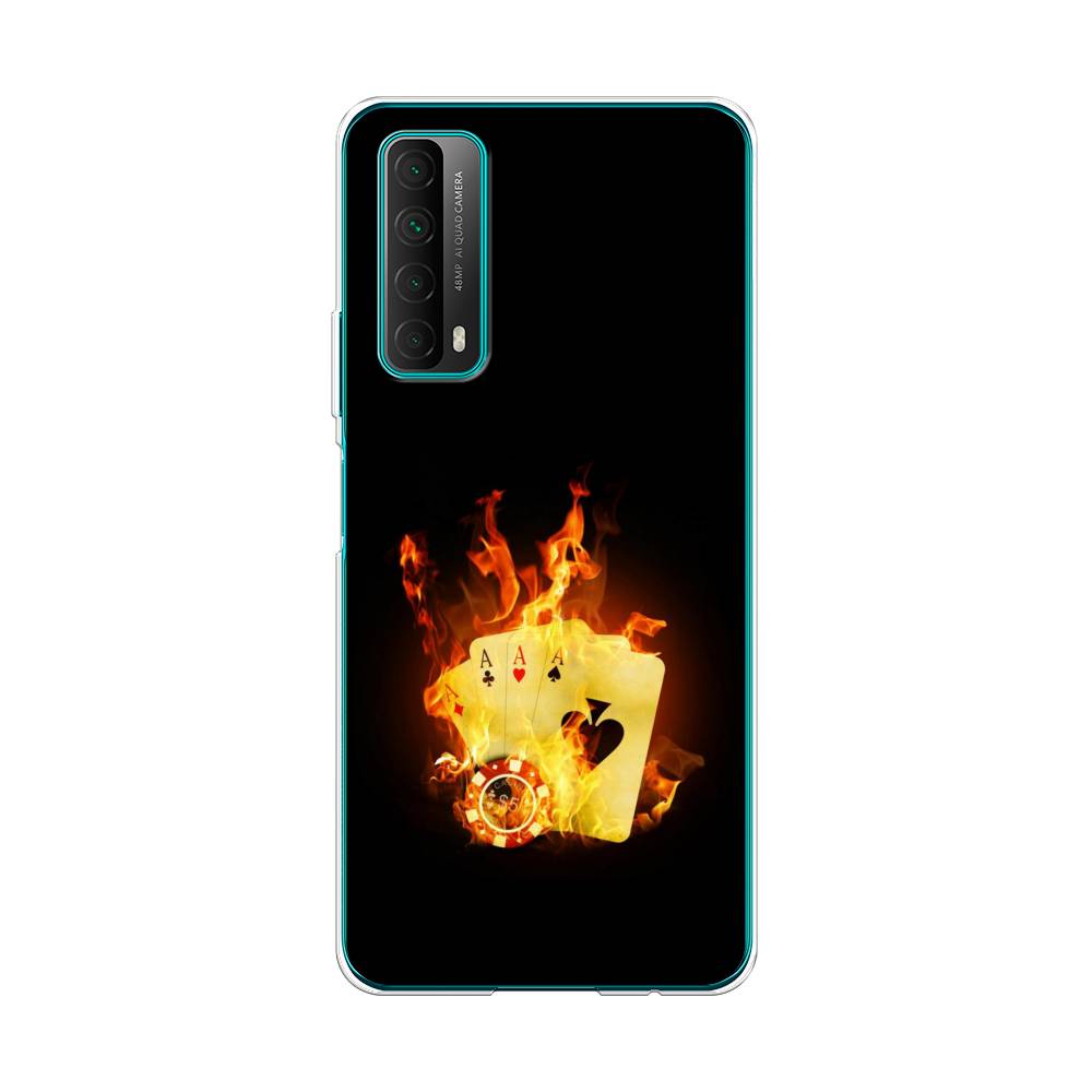 

Чехол Awog на Huawei P Smart 2021 "Горящие карты", Разноцветный, 6104750-9
