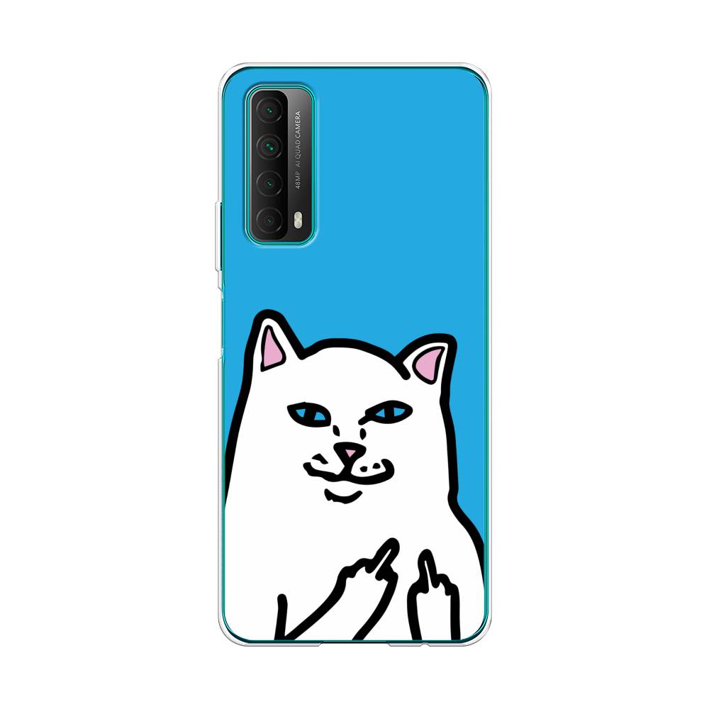 

Чехол Awog на Huawei P Smart 2021 "Кот жесть", Разноцветный, 6104750-9