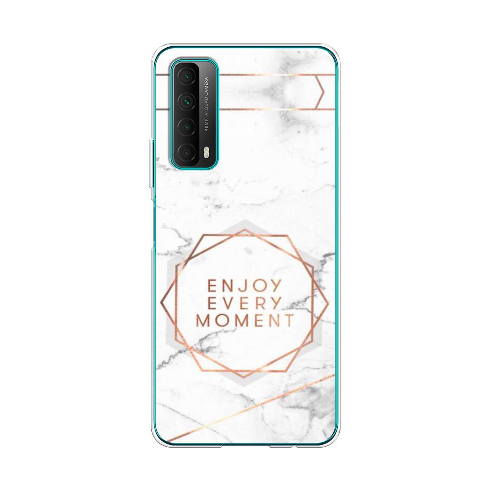 

Чехол Awog на Huawei P Smart 2021 "Enjoy every moment мрамор", Разноцветный, 6104750-7