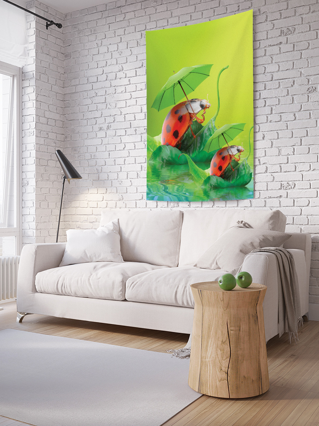 

Вертикальное фотопанно на стену JoyArty Забавные божьи коровки 100x150 см, Забавные божьи коровки