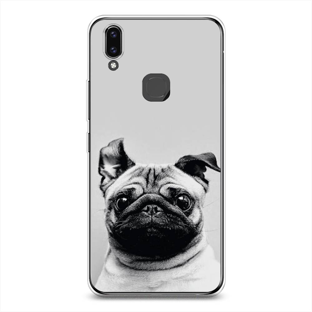 фото Силиконовый чехол "ушастый мопс" на vivo v9 awog