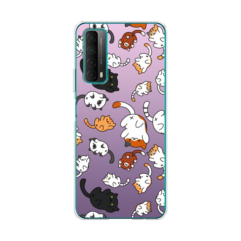 

Чехол Awog на Huawei P Smart 2021 "Котопад", Разноцветный, 6104750-7