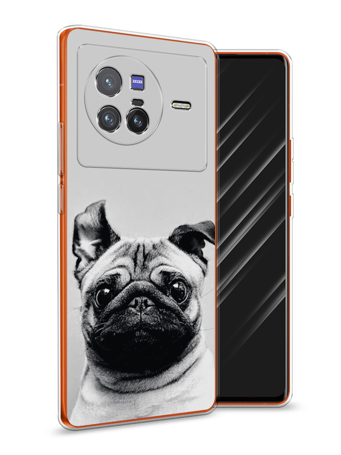 

Чехол Awog на Vivo X80 "Ушастый мопс", Разноцветный, 266550-1