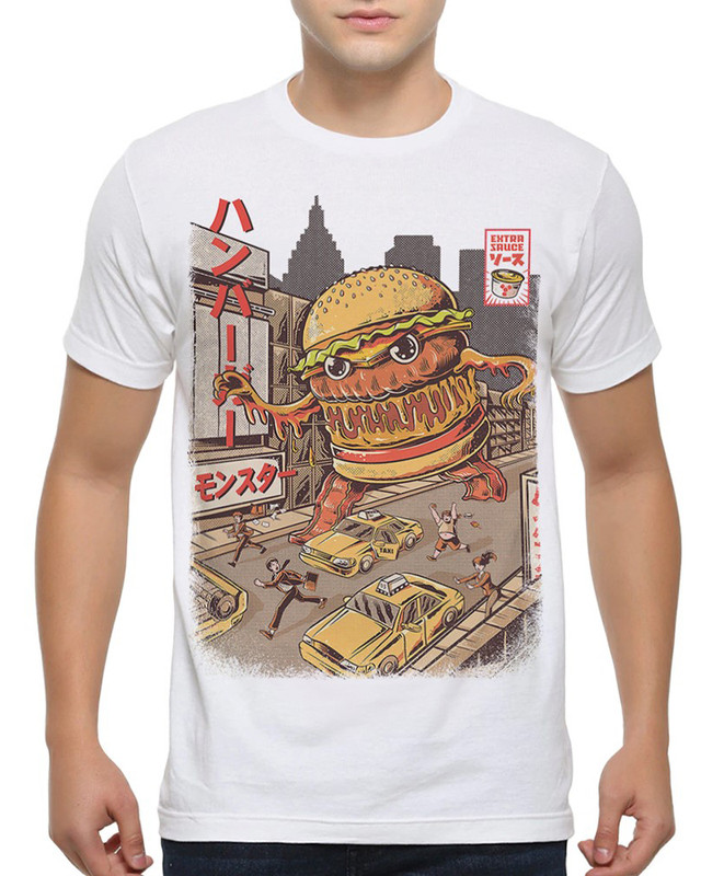 

Футболка мужская Dream Shirts Бургер Атакует белая L, Белый, "Бургер Атакует"