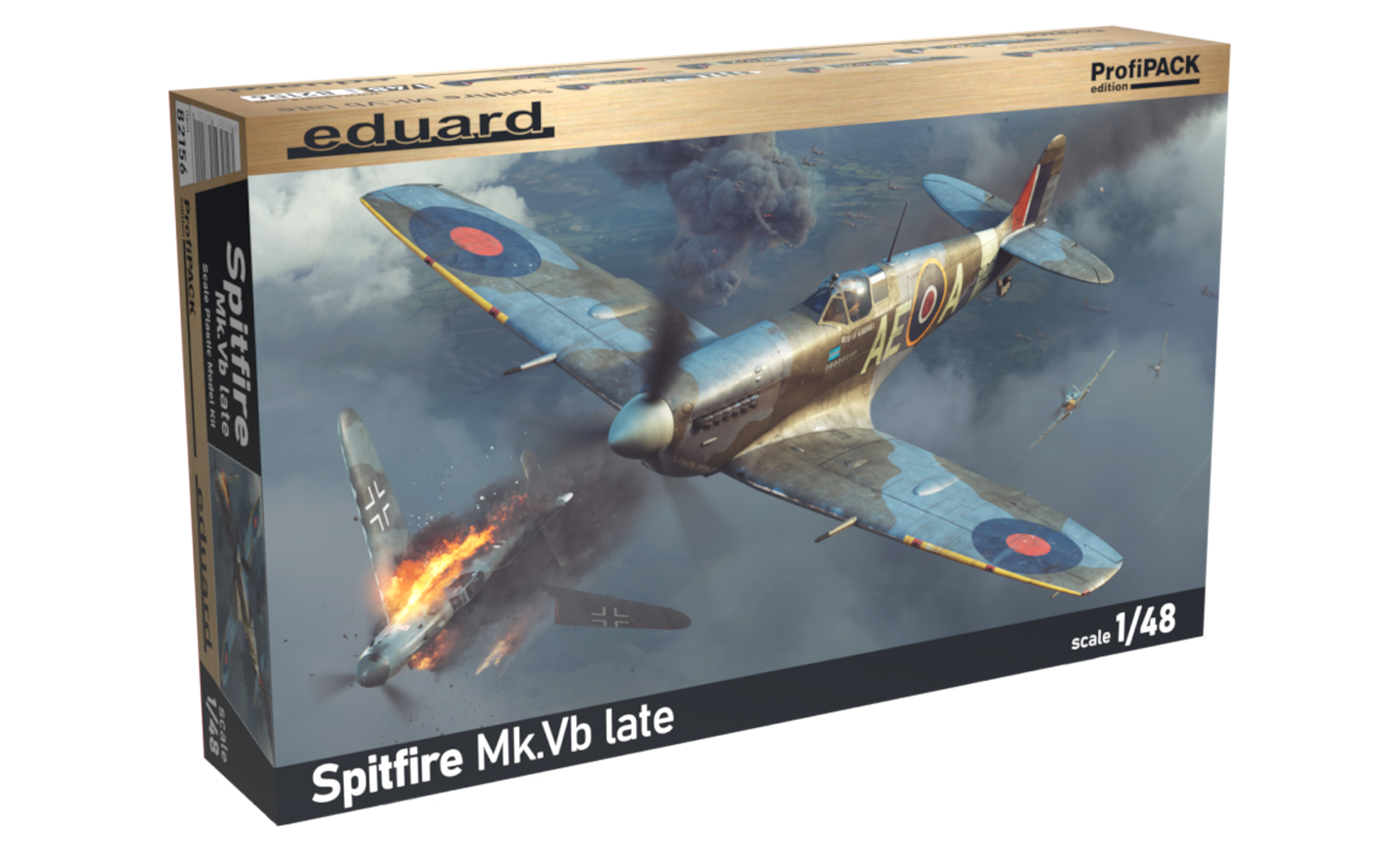 

Сборная модель истребителя Spitfire Mk.Vb версия ProfiPack, Eduard, 82156, Spitfire Mk.Vb