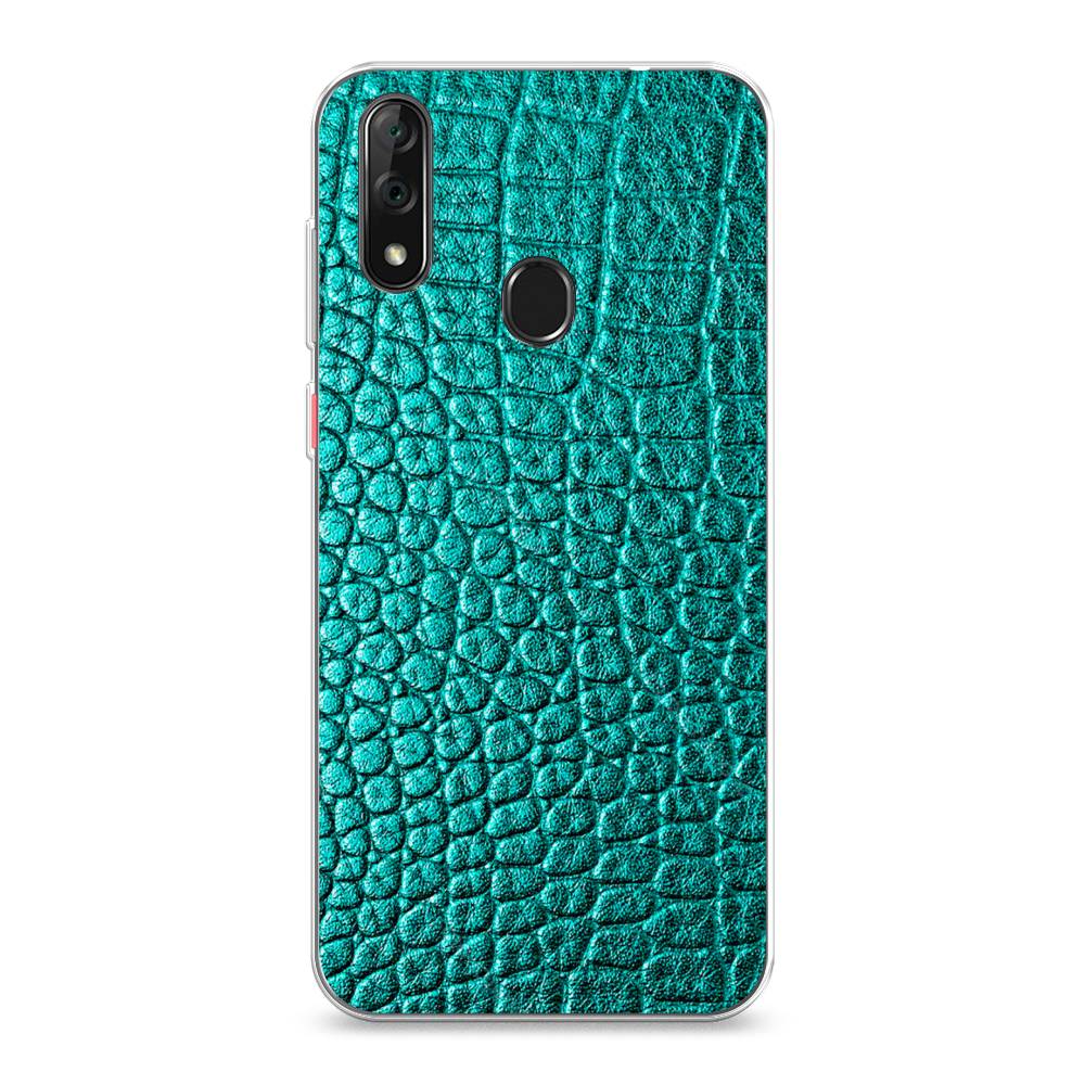 

Чехол Awog на ZTE Blade V10 / ЗТЕ Блэйд V10 "Бирюзовая змея", 132750-3