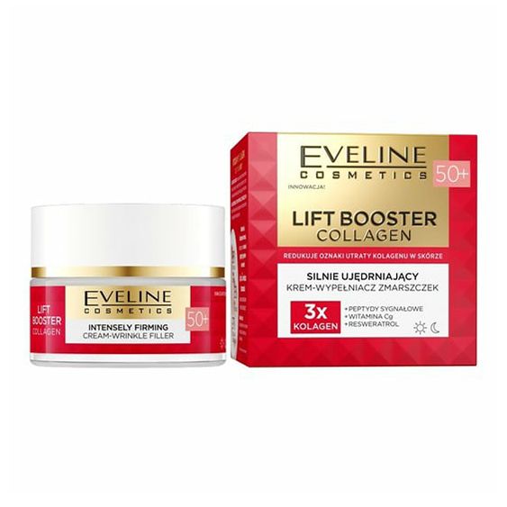 Крем-корректор для лица Еveline Lift booster collagen Укрепляющий против морщин 50 мл