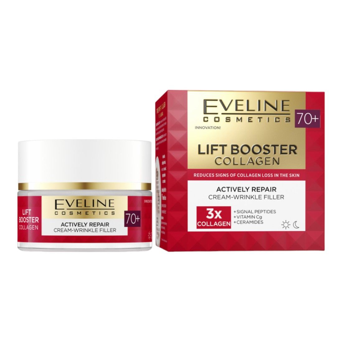 Крем-корректор для лица Еveline Lift booster collagen 50 мл