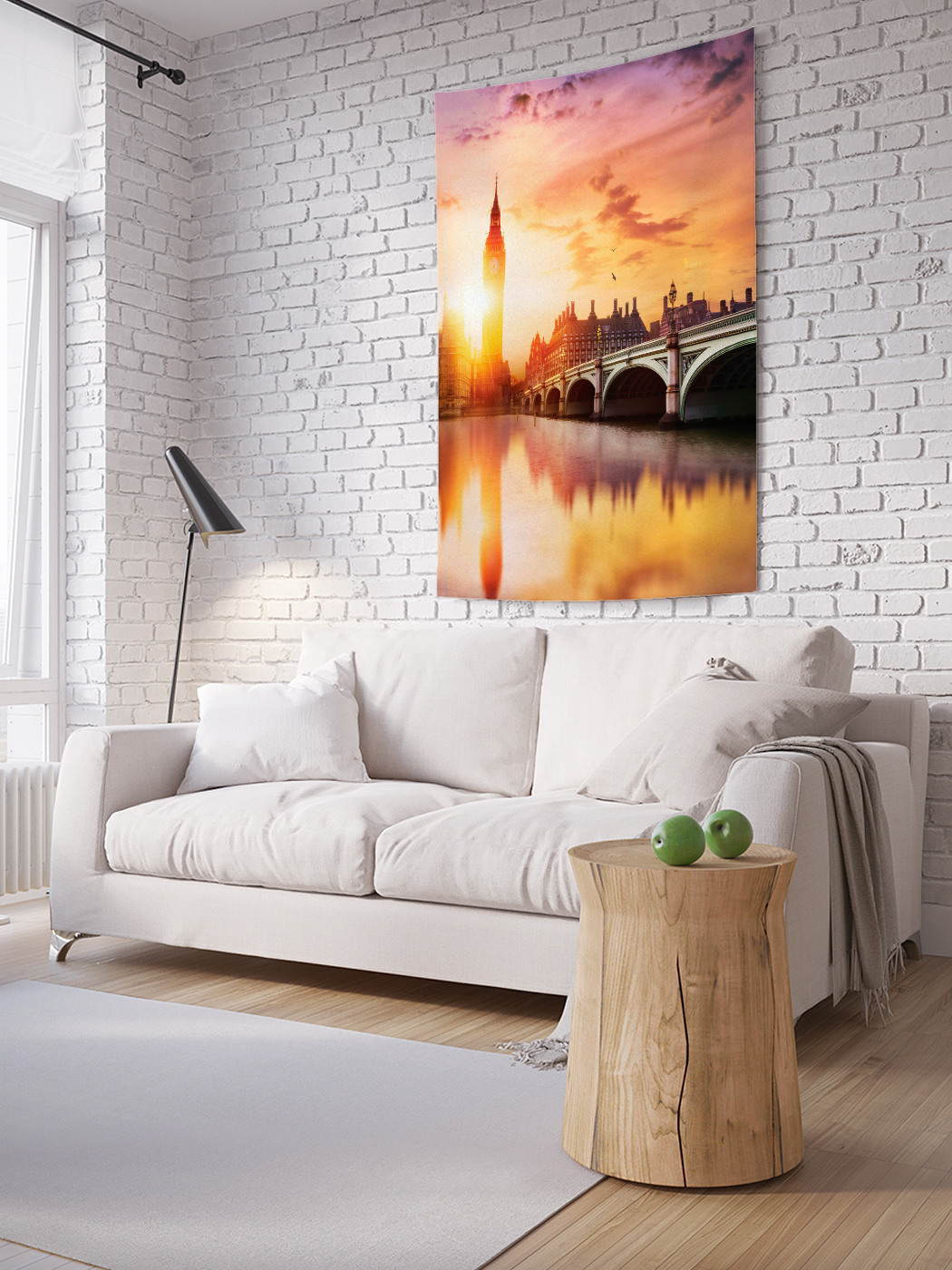 

Вертикальное фотопанно на стену JoyArty Лондонский закат 150x200 см, Лондонский закат